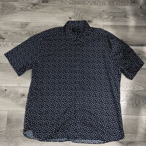 Men's Pronto Uomo Shirt Fruit Banana Short Sleeve Button Down Pocket Size XXL